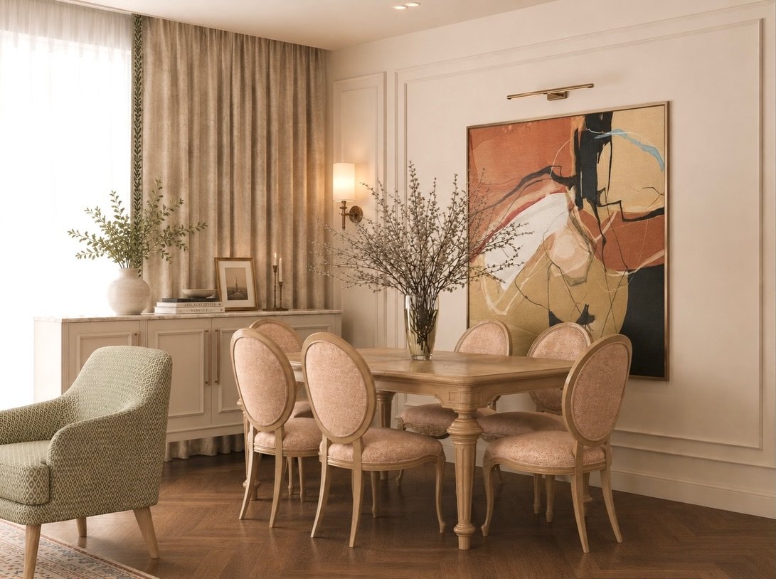 Neo-Classical Master Suite Perspective